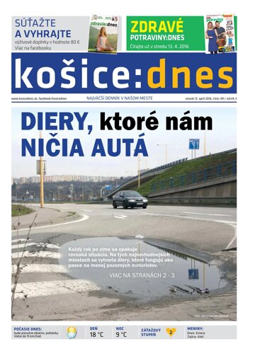 Obálka e-magazínu košice:dnes 12.4.2016