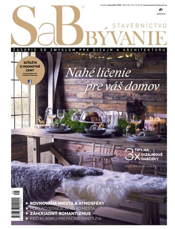 Obálka e-magazínu SaB - Stavebníctvo a bývanie 11_12/2016