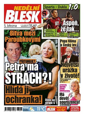 Obálka e-magazínu Nedělní Blesk 5.3.2017