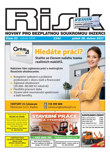 Obálka e-magazínu Risk 33/2017