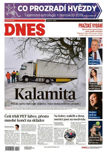 Obálka e-magazínu MF Dnes 10.1.2019