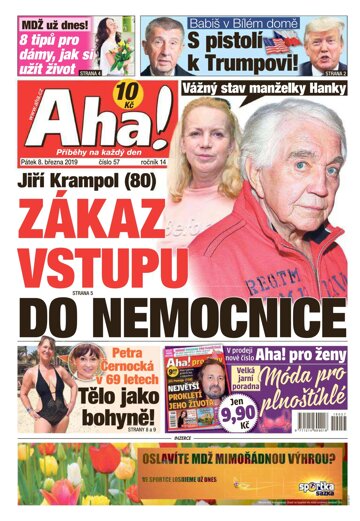 Obálka e-magazínu AHA! 8.3.2019