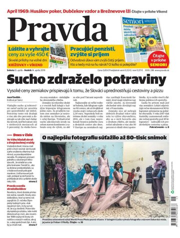 Obálka e-magazínu Pravda 13. 4. 2019