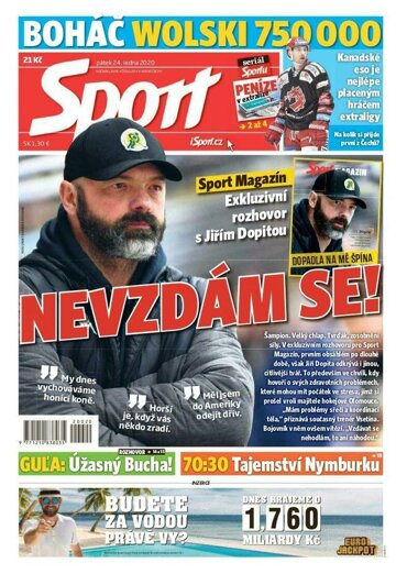 Obálka e-magazínu Sport 24.1.2020