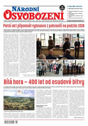 Obálka e-magazínu Národní Osvobození 21-22/2020