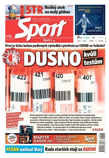 Obálka e-magazínu Sport 22.12.2020