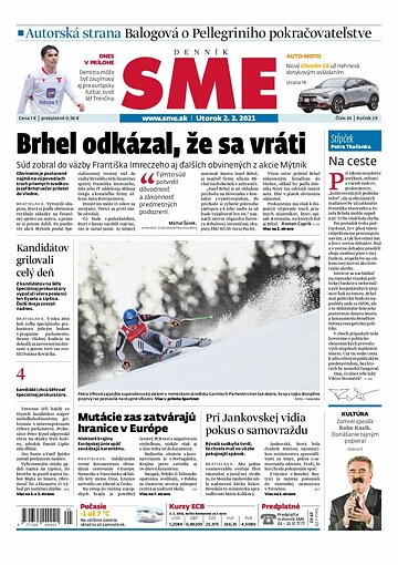 Obálka e-magazínu SME 2-2-2021