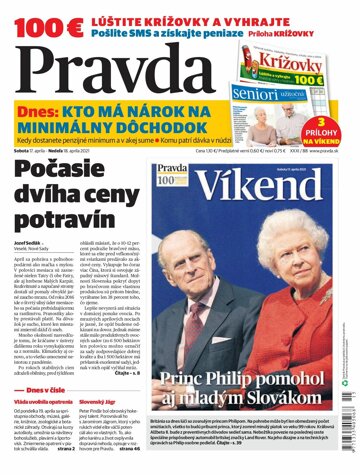 Obálka e-magazínu Pravda 17. 4. 2021