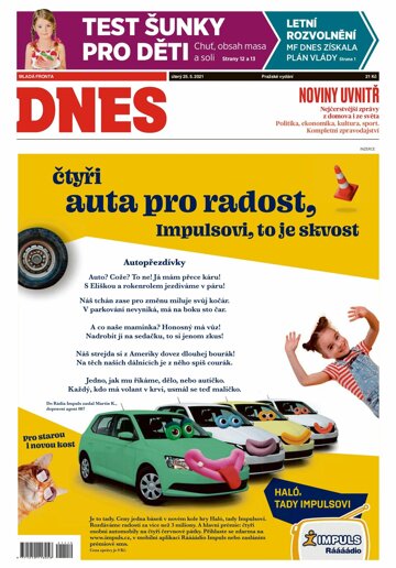 Obálka e-magazínu MF Dnes 25.5.2021