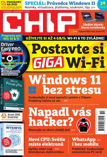 Obálka e-magazínu CHIP 11/2021