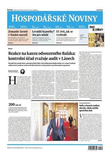 Obálka e-magazínu Hospodářské noviny 069 - 7.4.2022