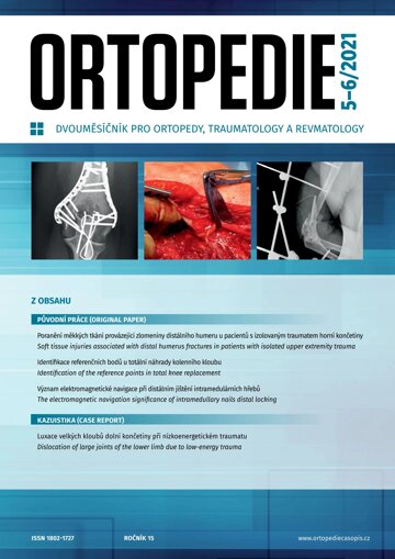 Obálka e-magazínu Ortopedie 5-6/2021