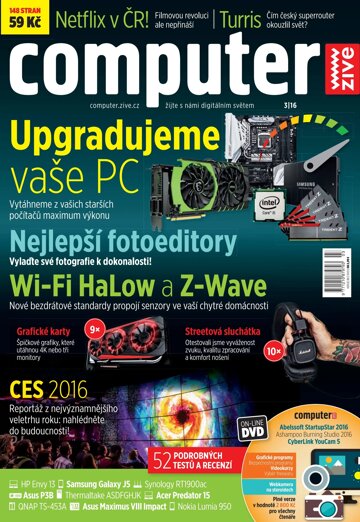 Obálka e-magazínu Computer 3/2016