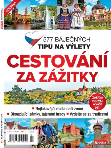 Obálka e-magazínu Knihovnička Epocha - 101 tipů na výlety 1/23