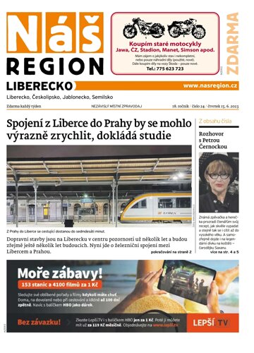 Obálka e-magazínu Náš Region - Liberecko 24/2023