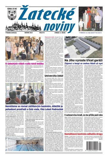 Obálka e-magazínu Žatecké noviny 41/23