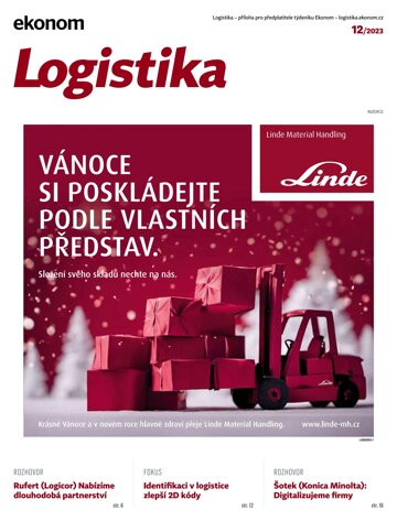 Obálka e-magazínu Ekonom 51-52 - 14.12.2023 Logistika