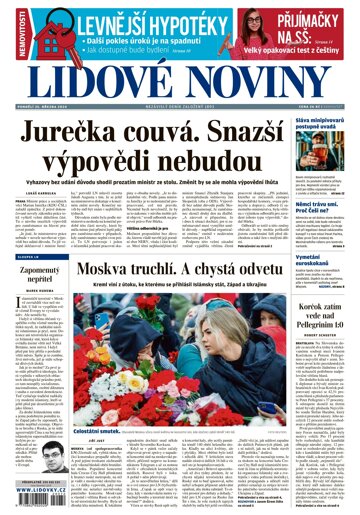 Obálka e-magazínu Lidové noviny 25.3.2024