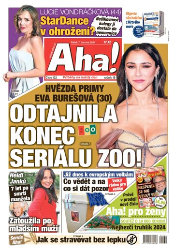 Obálka e-magazínu AHA! 7.6.2024