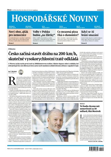 Obálka e-magazínu Hospodářské noviny 100 - 27.5.2025