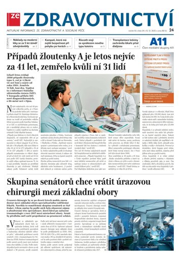 Obálka e-magazínu Ze Zdravotnictví 24/2025