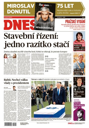 Obálka e-magazínu MF Dnes 29.1.2026
