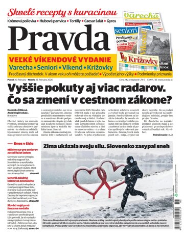 Obálka e-magazínu Pravda 20. 2. 2026