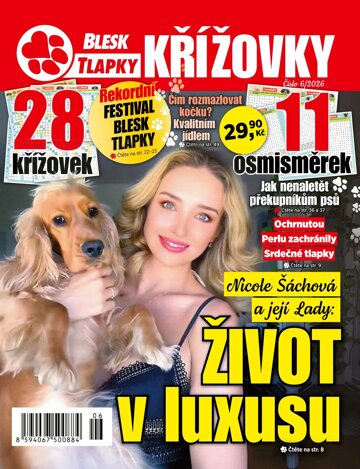 Obálka e-magazínu Blesk Tlapky Křížovky 6/2026
