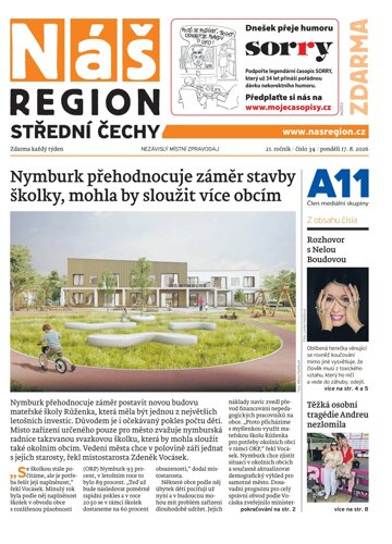 Obálka e-magazínu Náš Region - Střední Čechy 34/2026