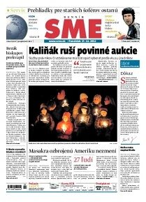 Obálka e-magazínu SME 17.12.2012