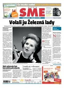 Obálka e-magazínu SME 9.4.2013