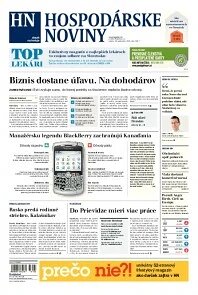 Obálka e-magazínu Hospodárske noviny 25.09.2013