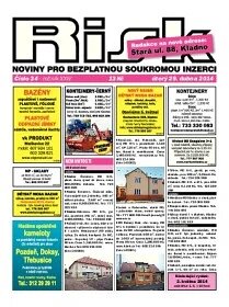 Obálka e-magazínu Risk 34/2014