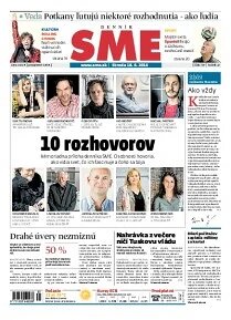 Obálka e-magazínu SME 18.6.2014