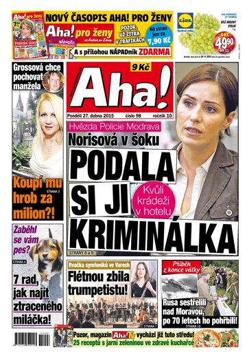 Obálka e-magazínu AHA! 27.4.2015