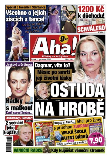 Obálka e-magazínu AHA! 11.12.2015