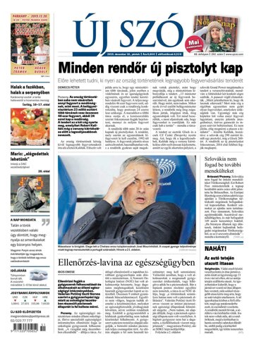 Obálka e-magazínu Új Szó 18.12.2015