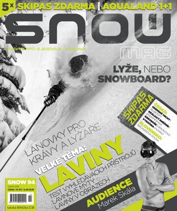 Obálka e-magazínu SNOW 94 - únor 2016
