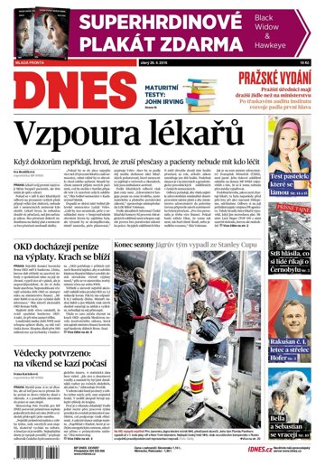 Obálka e-magazínu MF Dnes 26.4.2016