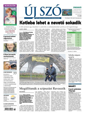Obálka e-magazínu Új Szó 6.5.2017