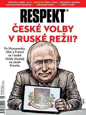 Obálka e-magazínu Respekt 28/2017