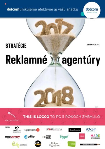 Obálka e-magazínu Reklamné agentúry 2017