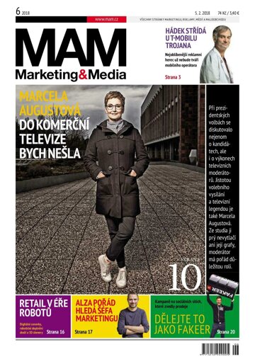 Obálka e-magazínu Marketing & Media 6 - 5.2.2018