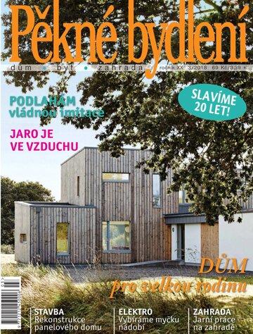 Obálka e-magazínu Pěkné bydlení 3/2018