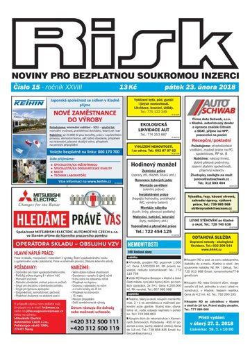 Obálka e-magazínu Risk 15/2018