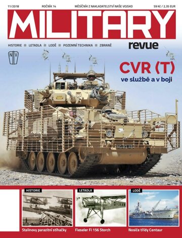 Obálka e-magazínu Military revue 11/2018