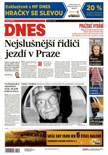 Obálka e-magazínu MF Dnes 7.2.2019