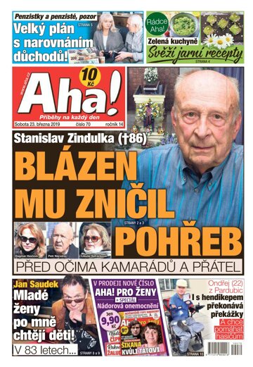 Obálka e-magazínu AHA! 23.3.2019