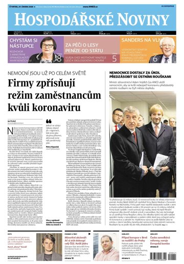 Obálka e-magazínu Hospodářské noviny 041 - 27.2.2020