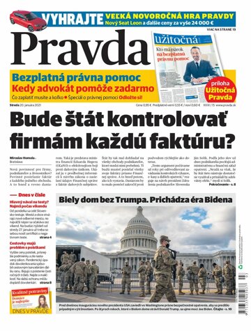 Obálka e-magazínu Pravda 20. 1. 2021